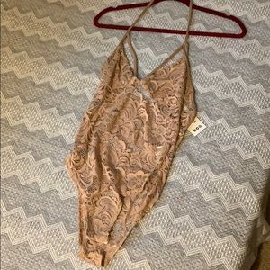 Nude Lace Bodysuit